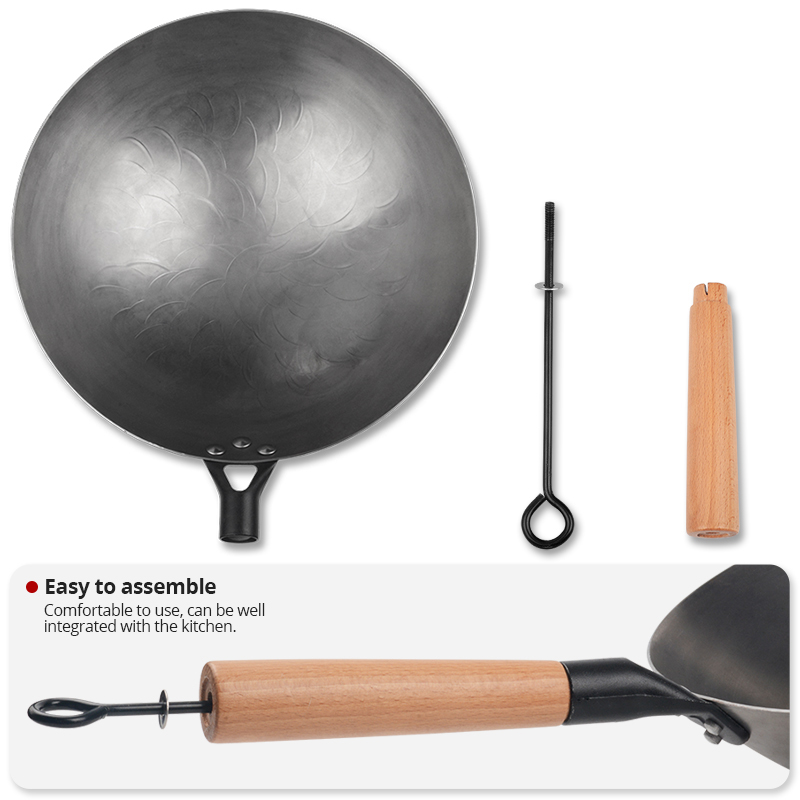 Chinese Iron Wok Handmade Forg - огляд і ціна Cast Iron Corn