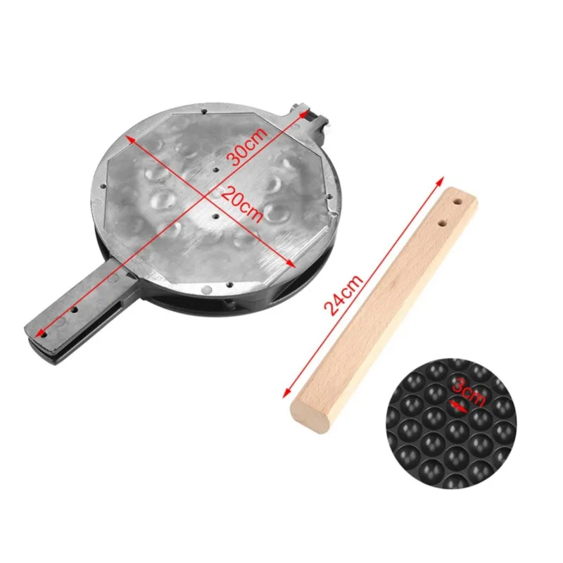 QQ Egg Puff Maker Home LPG Gas - огляд і ціна Egg Waffle Pan